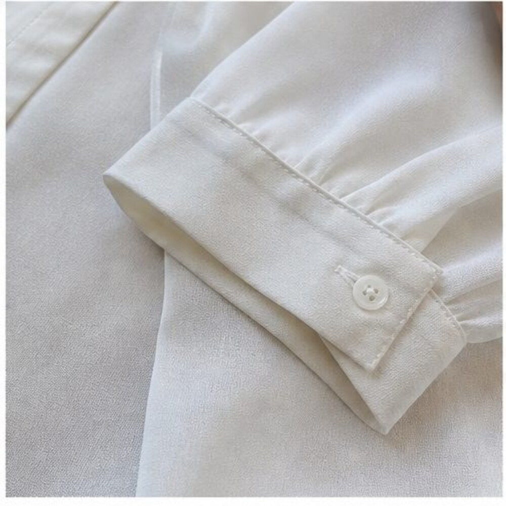 Ivory Peplum Top - Picture 5 of 6